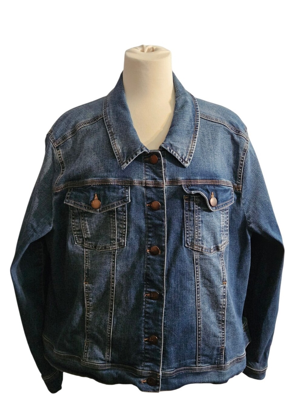 d. jeans Blue Denim Jacket, 2X